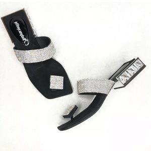 Jeffrey Campbell Alise Rhinestones Sandals sz 10